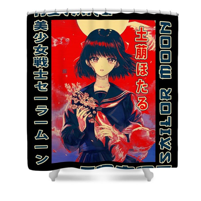 love sailor moon art hotaru characters anime manga for fans gleam shinny transparent - Anime Shower Curtains