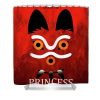 princess mononokeanime poster studio ghibli print hayao miyazaki helen print - Anime Shower Curtains