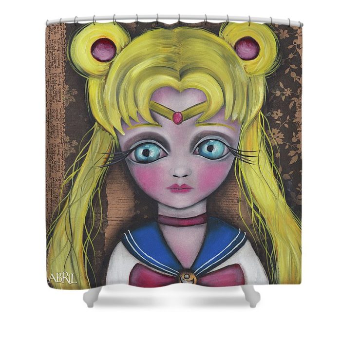 sailor moon abril andrade griffith - Anime Shower Curtains