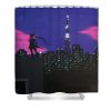 sailor moon skyline andrew white - Anime Shower Curtains