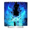 solo cool anime leveling poster copy copy copy clark cameron - Anime Shower Curtains