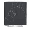 studio ghibli vexana vex transparent - Anime Shower Curtains