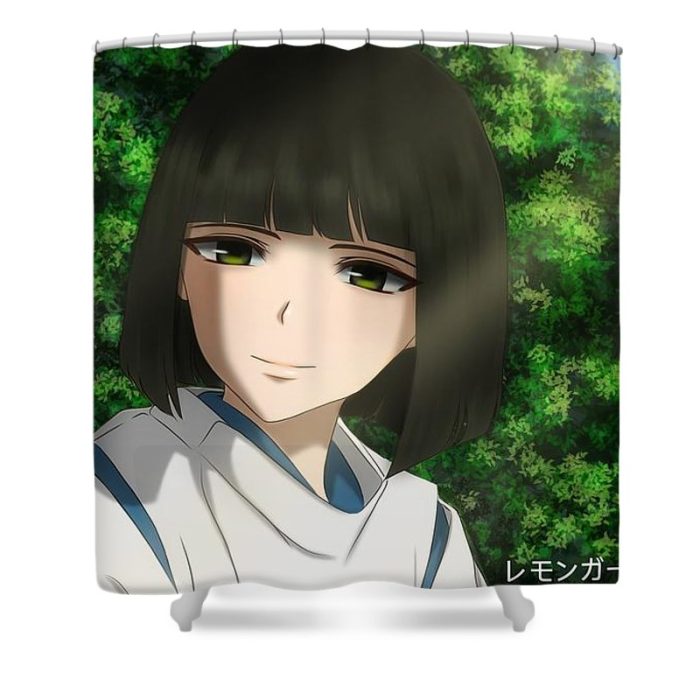 studioghibli redraw lemon girl - Anime Shower Curtains