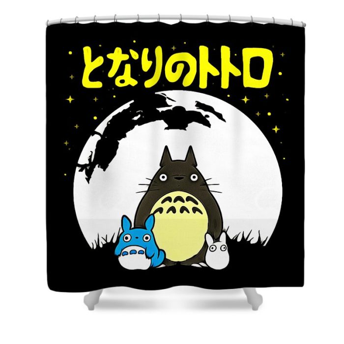 totoro ezequiel koch transparent - Anime Shower Curtains