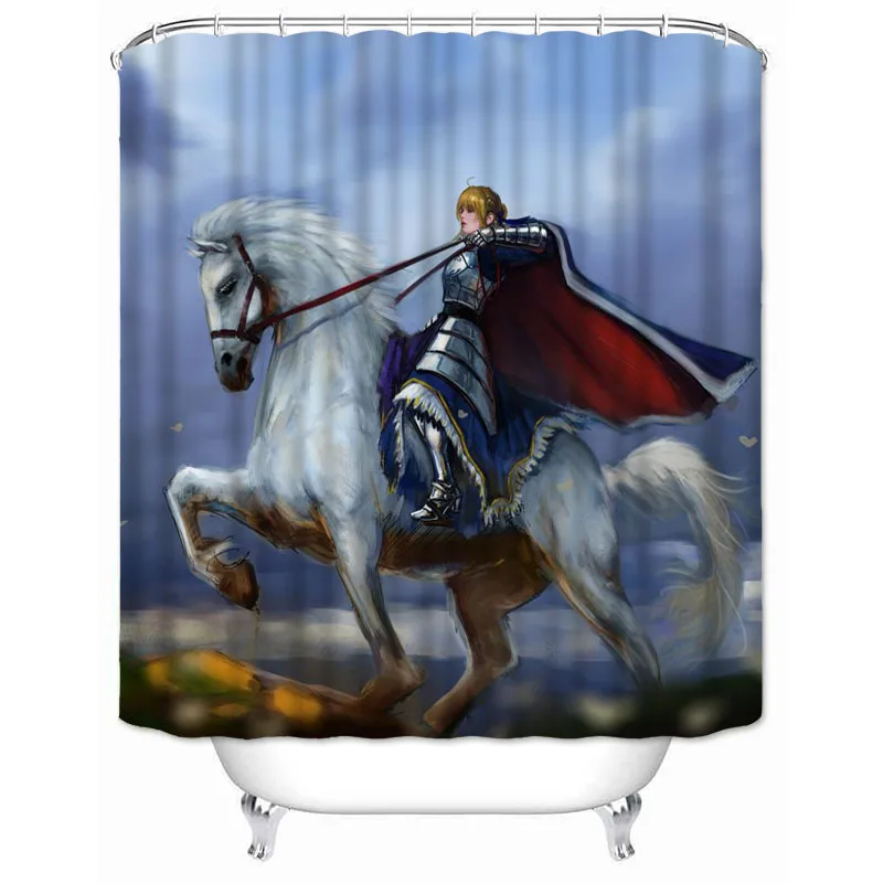 Musife Custom Fate stay night Shower Curtain Waterproof Polyester Fabric Bathroom With Hooks DIY Home Decor 11 - Anime Shower Curtains