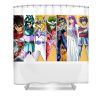 classic art saint seiya anime characters gifts idea lotus leafal transparent - Anime Shower Curtains