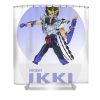 classic art saint seiya phoenix gifts idea lotus leafal transparent - Anime Shower Curtains