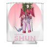 classic photo saint seiya andromeda gifts idea lotus leafal transparent - Anime Shower Curtains