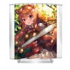 classic raphtalia the rising of the shield hero anime japanese gifts idea lotus leafal transparent - Anime Shower Curtains