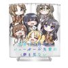 classic rascal does not dream of bunny girl senpai anime gifts for fans douxie grimo transparent - Anime Shower Curtains