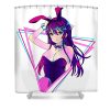 dark red bunny girl senpai anime video game transparent - Anime Shower Curtains