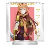 design art raphtalia the rising of the shield hero anime for men women lotus leafal transparent - Anime Shower Curtains