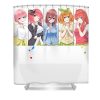 design art the quintessential quintuplets series gifts idea mizorey tee transparent - Anime Shower Curtains