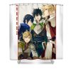 design the rising of the shield hero characters adventure manga series lotus leafal transparent - Anime Shower Curtains