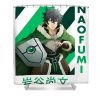 design the rising of the shield hero naofumi adventure manga series lotus leafal transparent - Anime Shower Curtains