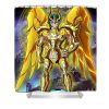 golden capricorn saint in divine armor charlie jauregui - Anime Shower Curtains