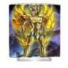 golden leo saint in divine armor charlie jauregui - Anime Shower Curtains