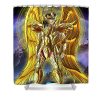 golden sagittarius saint in divine armor charlie jauregui - Anime Shower Curtains