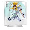 graphic cygnus art saint seiya characters anime manga for fans lotus leafal transparent - Anime Shower Curtains