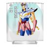 japanese art phoenix saint seiya anime manga for fans lotus leafal transparent - Anime Shower Curtains