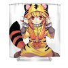 japanese art raphtalia the rising of the shield hero anime japanese manga for fans lotus leafal transparent - Anime Shower Curtains