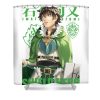 love naofumi boy the rising of the shield hero anime japanese manga for fans lotus leafal transparent - Anime Shower Curtains