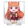 love raphtalia the rising of the shield hero manga gifts idea lotus leafal transparent - Anime Shower Curtains