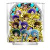 love saint seiya characters gifts idea lotus leafal transparent - Anime Shower Curtains