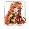 lovely raphtalia the rising of the shield hero anime japanese manga for fans lotus leafal transparent - Anime Shower Curtains