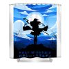 music vintage mushoku online tensei novels cool graphic gifts shop anime transparent - Anime Shower Curtains