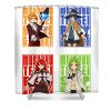 music vintage retro mushoku online tensei novels gifts for movie fans shop anime transparent - Anime Shower Curtains