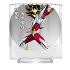 retro andromeda saint seiya anime manga for fans lotus leafal transparent - Anime Shower Curtains