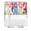 retro art the quintessential quintuplets series gifts idea mizorey tee transparent - Anime Shower Curtains