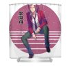 retro koenji classroom of the elite anime characters gifts for fans douxie grimo transparent - Anime Shower Curtains