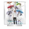 retro rascal does not dream of bunny girl senpai anime gifts for fans douxie grimo transparent - Anime Shower Curtains