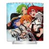 rudeus roxy eris lilia mushoku tensei jordan launch - Anime Shower Curtains