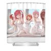 the quintessential quintuplets brides sibainu transparent - Anime Shower Curtains