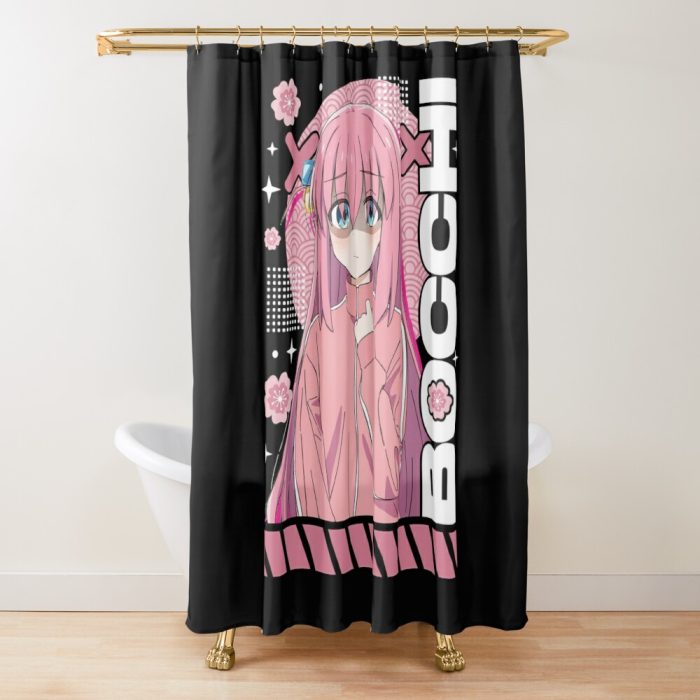 urshower curtain closedsquare1000x1000.1 110 - Anime Shower Curtains