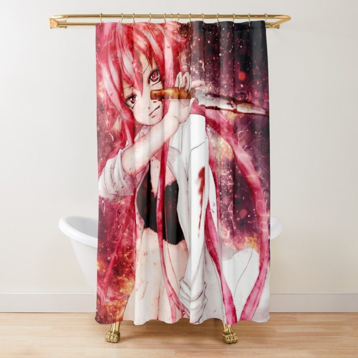 urshower curtain closedsquare1000x1000.1 133 - Anime Shower Curtains