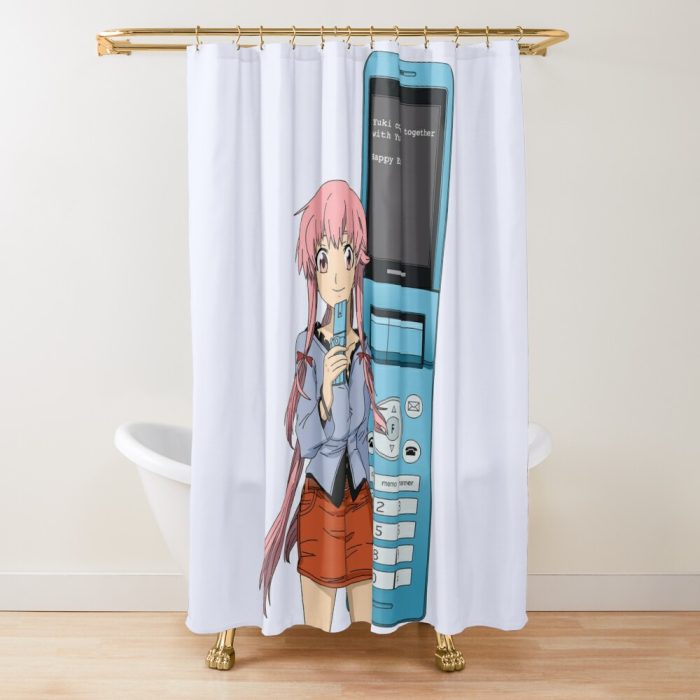 urshower curtain closedsquare1000x1000.1 135 - Anime Shower Curtains