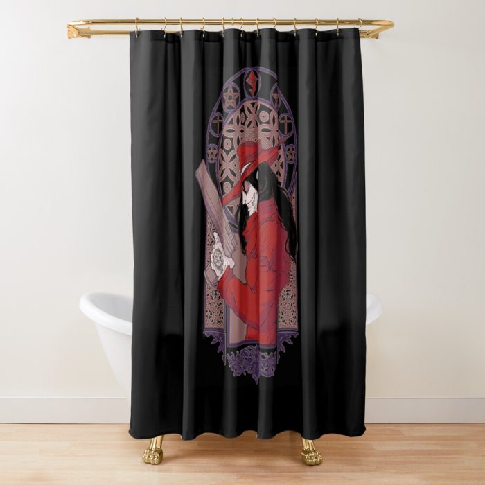 urshower curtain closedsquare1000x1000.1 187 - Anime Shower Curtains