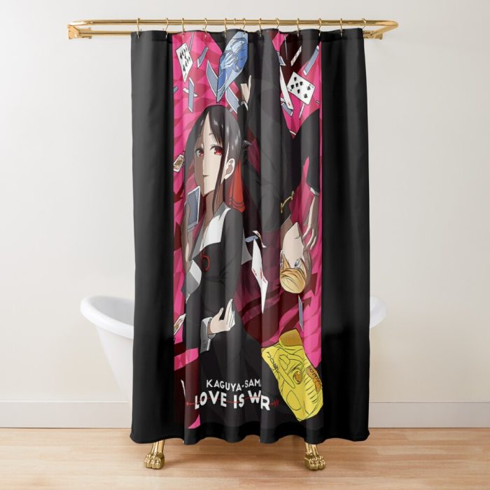 urshower curtain closedsquare1000x1000.1 222 - Anime Shower Curtains