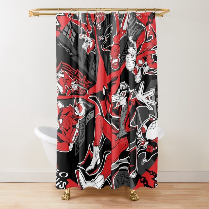 urshower curtain closedsquare1000x1000.1 264 - Anime Shower Curtains