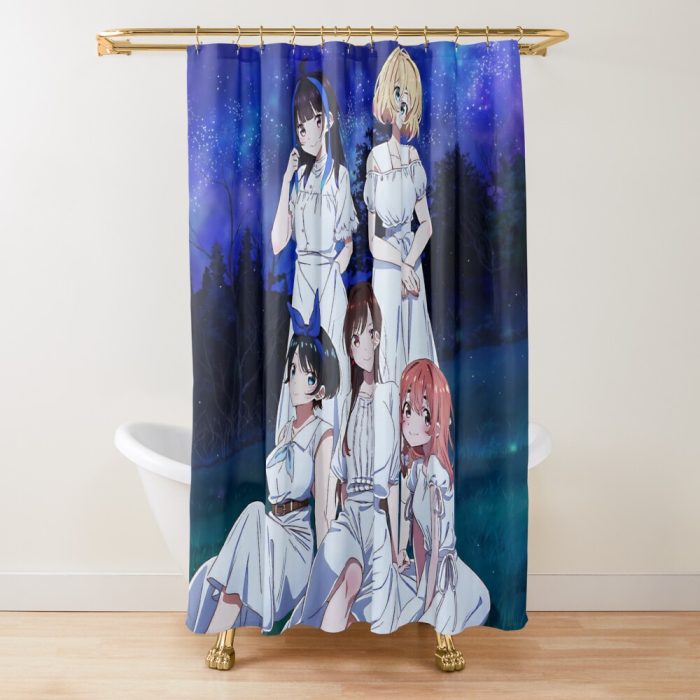 urshower curtain closedsquare1000x1000.1 335 - Anime Shower Curtains