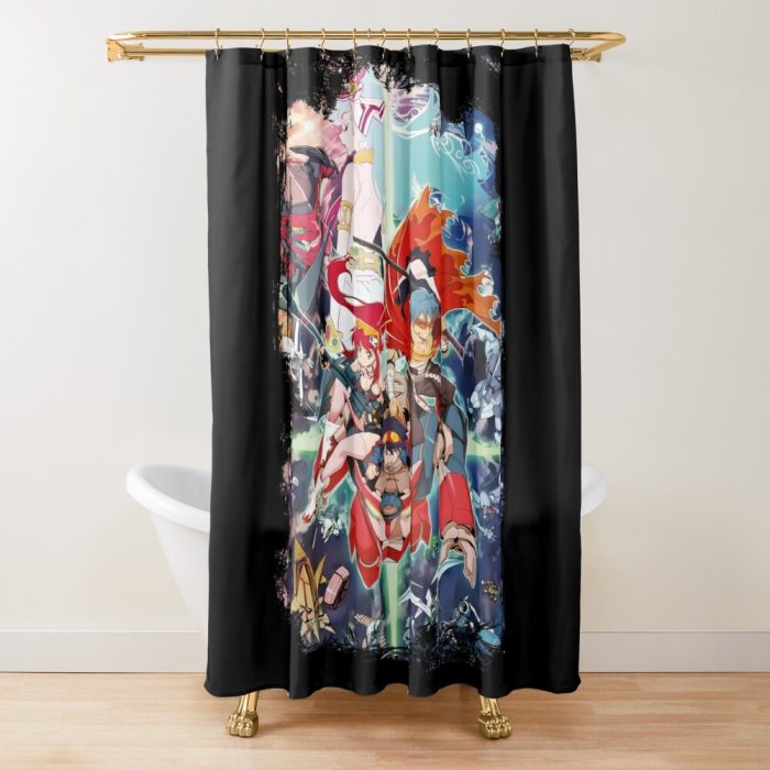 urshower curtain closedsquare1000x1000.1 358 - Anime Shower Curtains