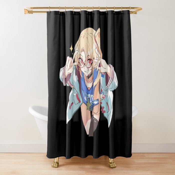 urshower curtain closedsquare1000x1000.1 38 - Anime Shower Curtains