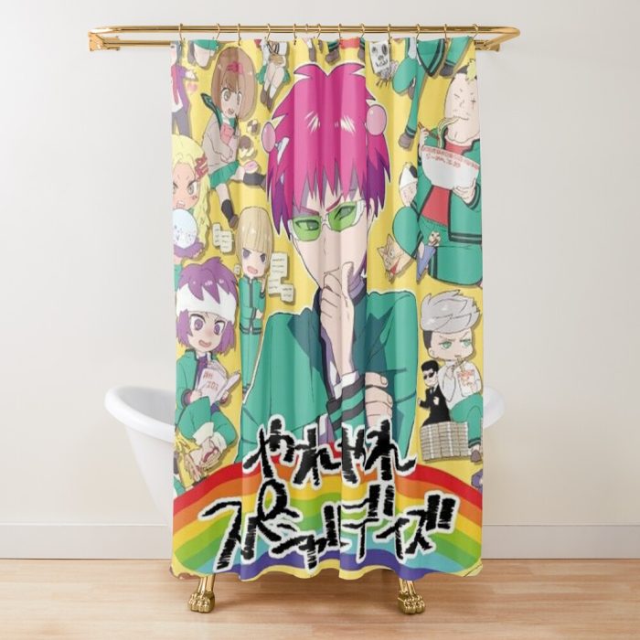 urshower curtain closedsquare1000x1000.1 407 - Anime Shower Curtains