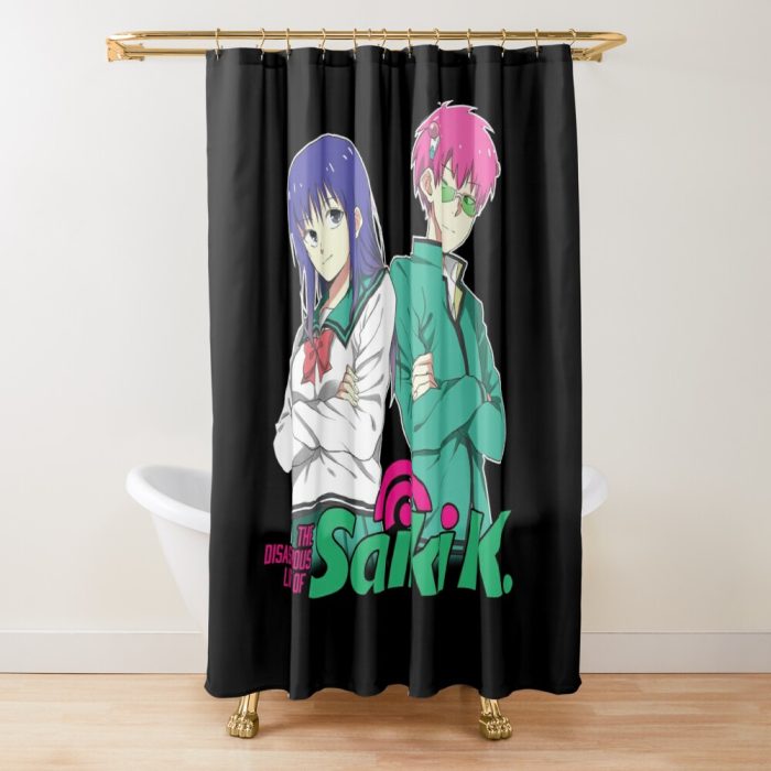 urshower curtain closedsquare1000x1000.1 410 - Anime Shower Curtains