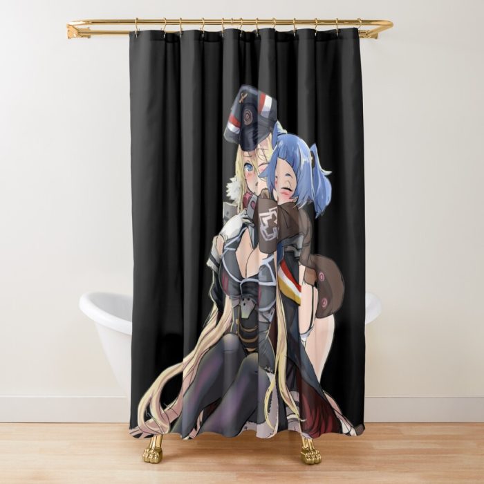 urshower curtain closedsquare1000x1000.1 44 - Anime Shower Curtains