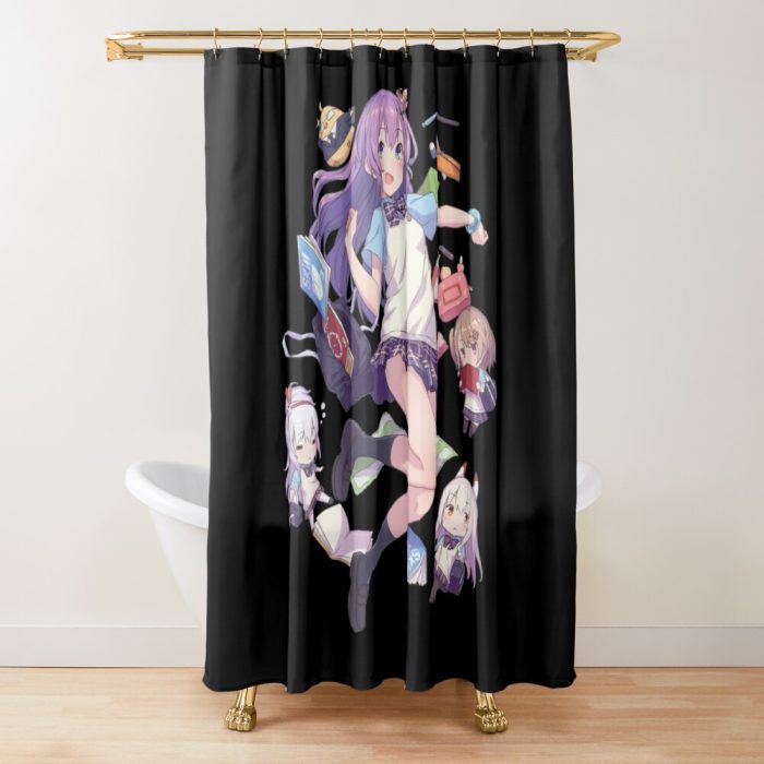 urshower curtain closedsquare1000x1000.1 51 - Anime Shower Curtains